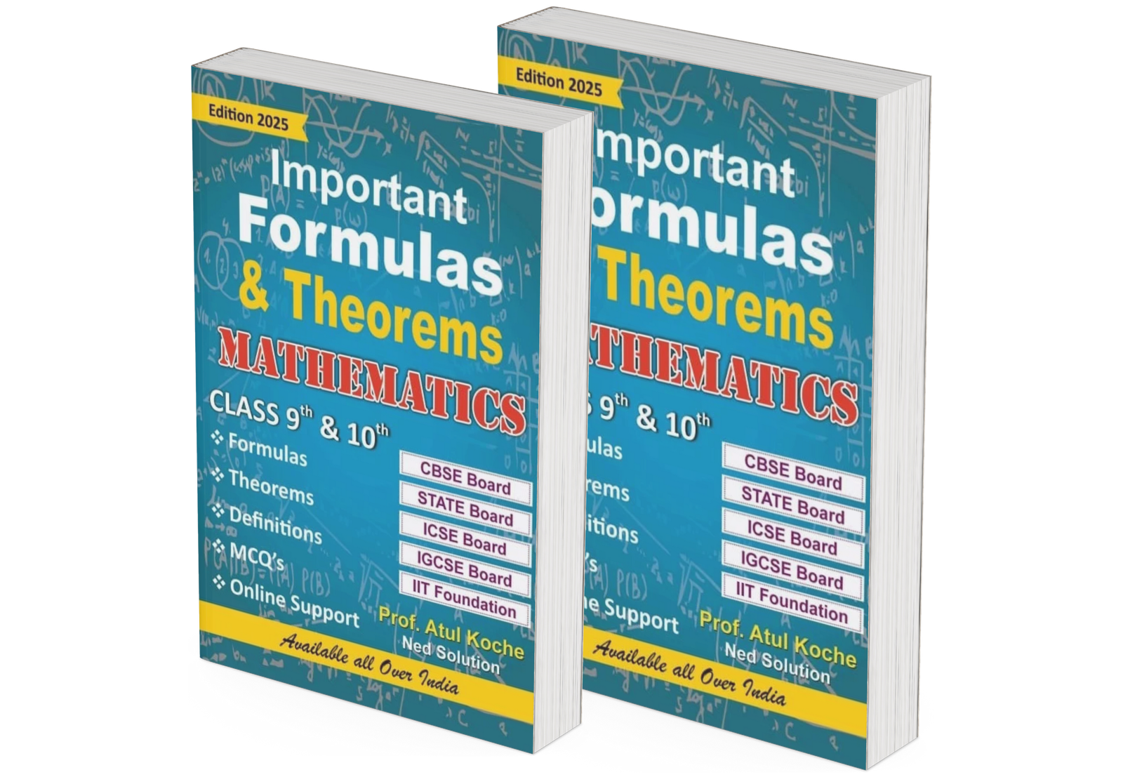 Important Formulas & Theorems – Mathematics Class 9th & 10th